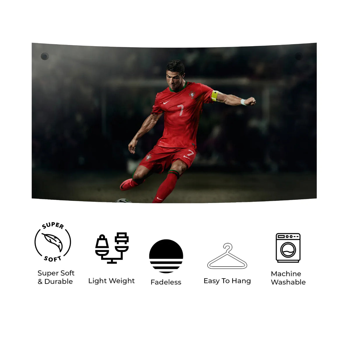 Cristiano Ronaldo Portugal – Game On Pose Tapestry