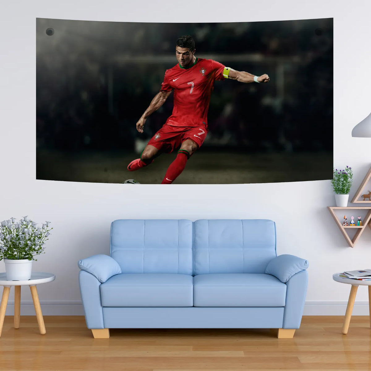 Cristiano Ronaldo Portugal – Game On Pose Tapestry