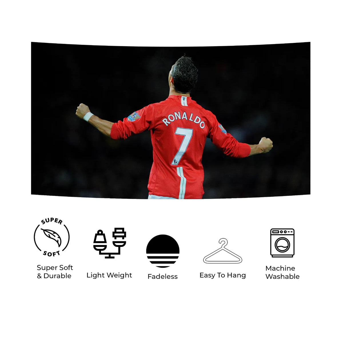 Ronaldo Portugal Pride – Chest Point Celebration Tapestry