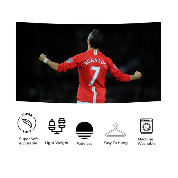 Ronaldo Portugal Pride – Chest Point Celebration Tapestry