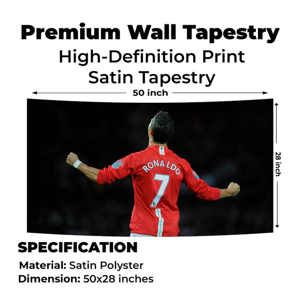 Ronaldo Portugal Pride – Chest Point Celebration Tapestry