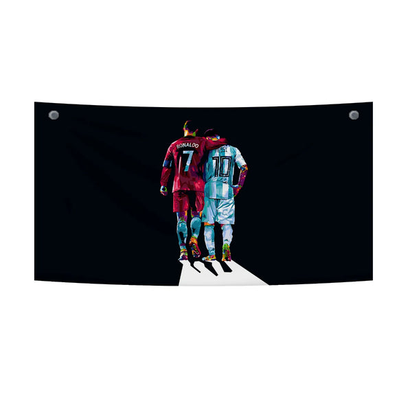 Ronaldo x Messi Walk-Off – Eternal Respect Tapestry