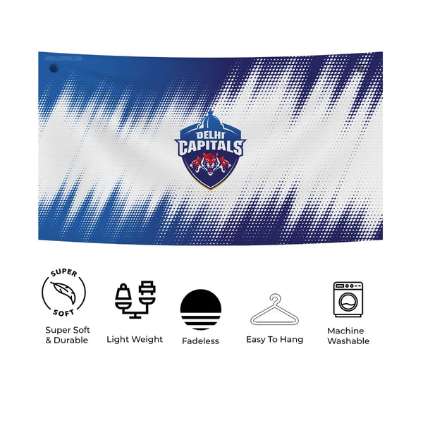 Delhi Capitals IPL Logo Pop Art Tapestry
