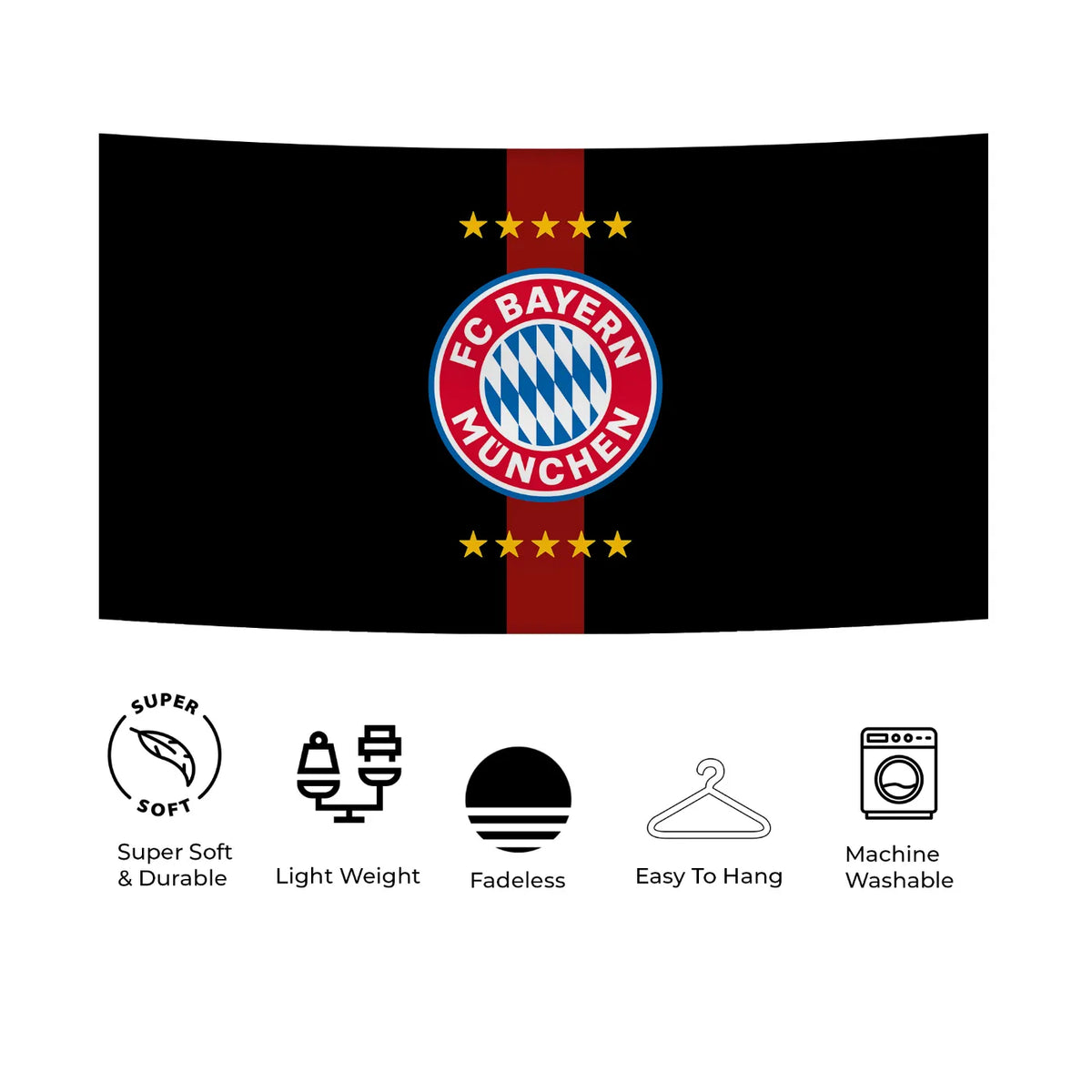 Bayern Glory Stars Emblem Tapestry