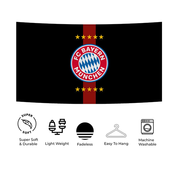 Bayern Glory Stars Emblem Tapestry