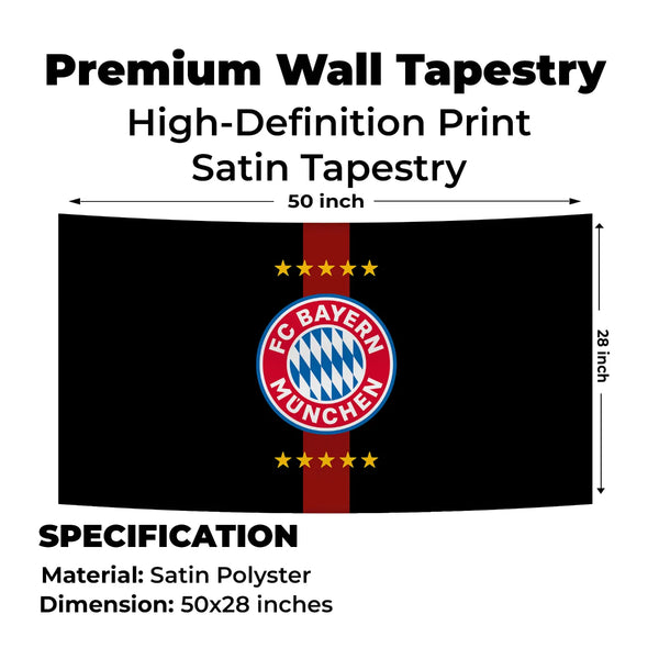 Bayern Glory Stars Emblem Tapestry