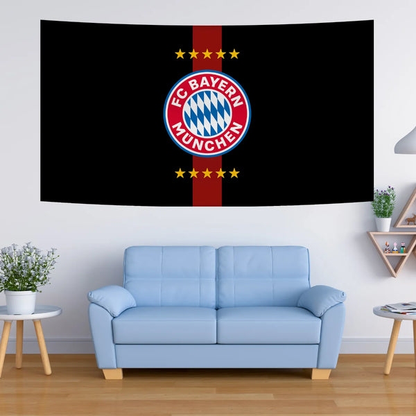 Bayern Glory Stars Emblem Tapestry