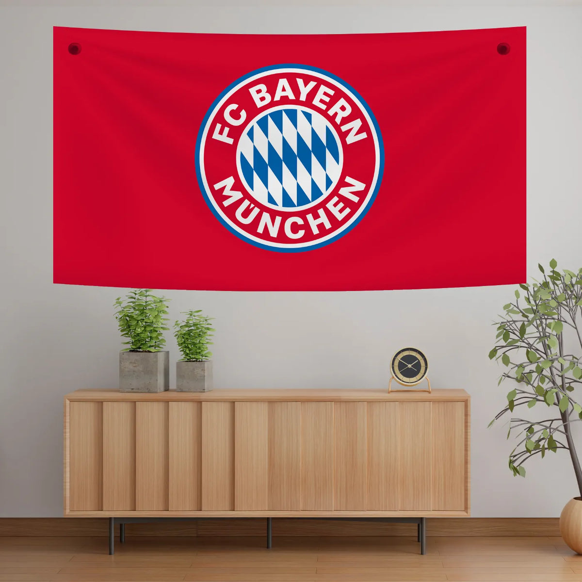 Bayern Red Legacy Crest Tapestry