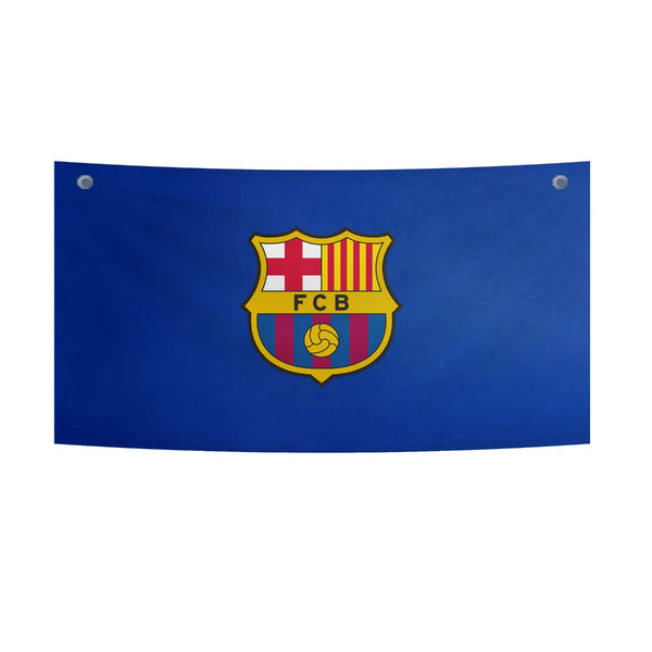 Barça Blue Emblem Pop Tapestry