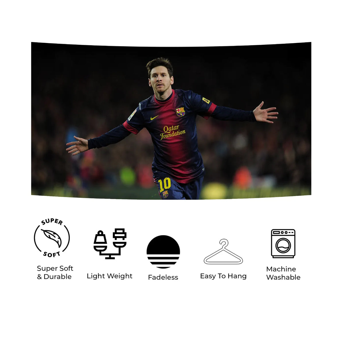 Messi Magic Celebration Tapestry
