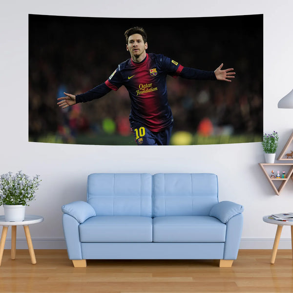 Messi Magic Celebration Tapestry