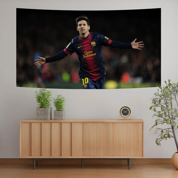 Messi Magic Celebration Tapestry