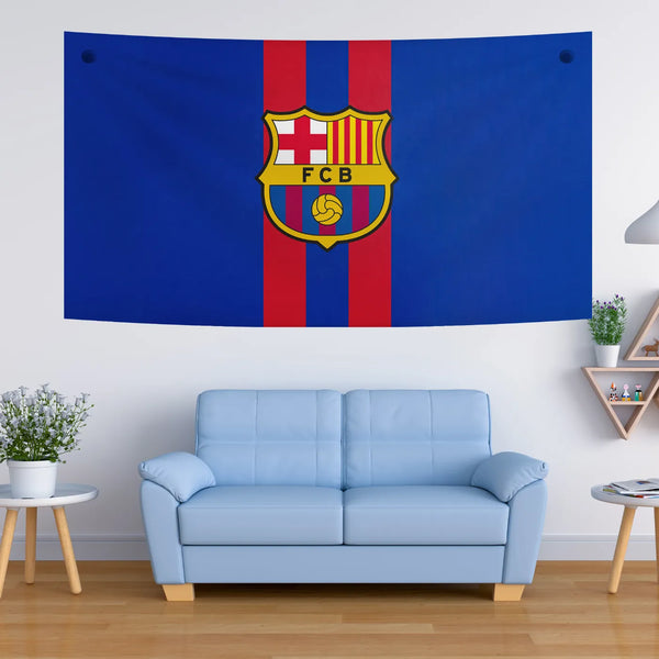 Striped Barça Heritage Tapestry