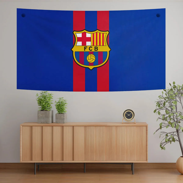 Striped Barça Heritage Tapestry