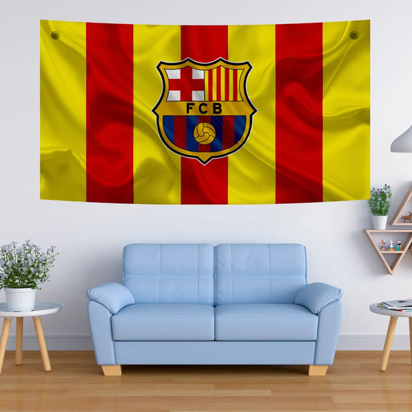Golden Catalunya Barça Tapestry