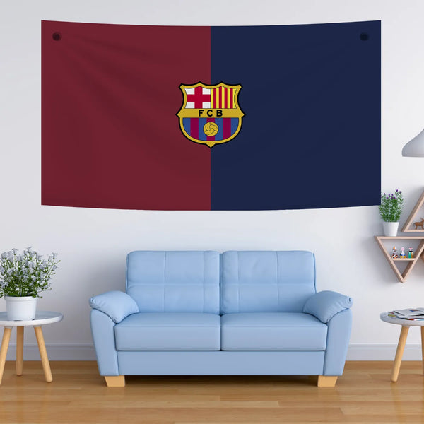 Split Pride Barça Emblem Tapestry