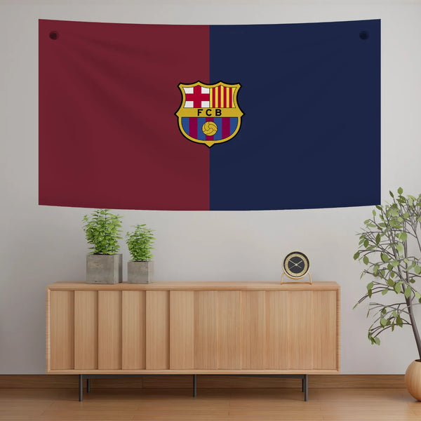 Split Pride Barça Emblem Tapestry