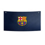 Barça Navy Heritage Crest Tapestry