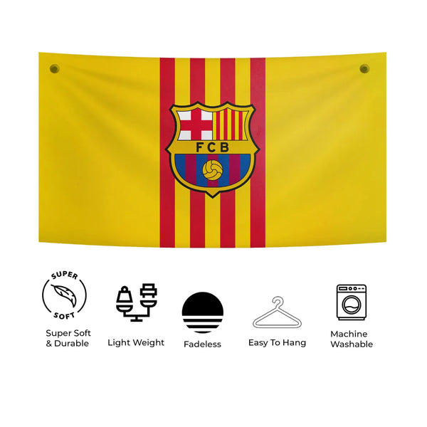 Catalan Stripes Bold Barça Tapestry
