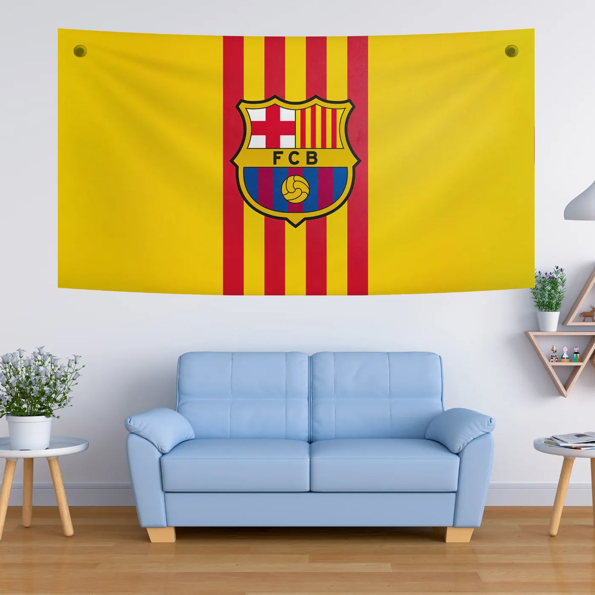 Catalan Stripes Bold Barça Tapestry