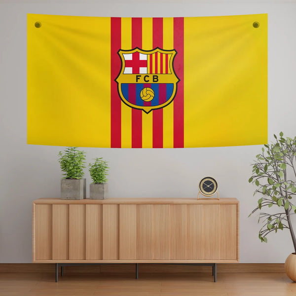 Catalan Stripes Bold Barça Tapestry