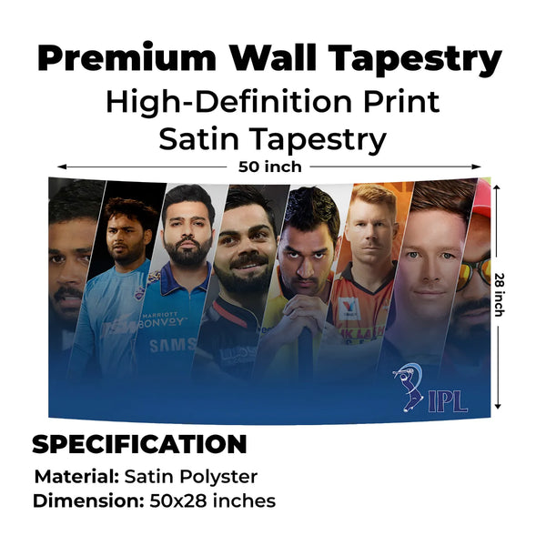 Legends of IPL Tapestry