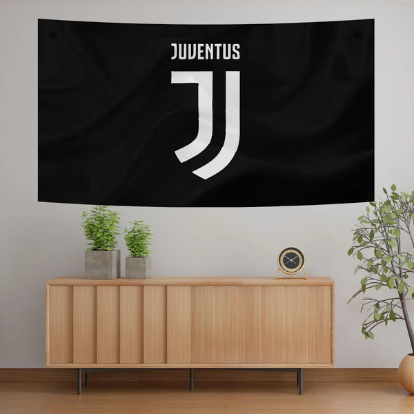 Minimal Juventus Monogram Tapestry