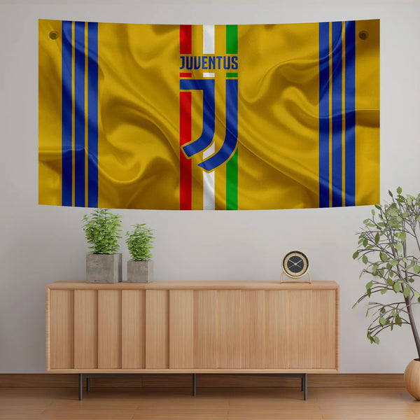 Golden Glory Juventus Stripe Tapestry