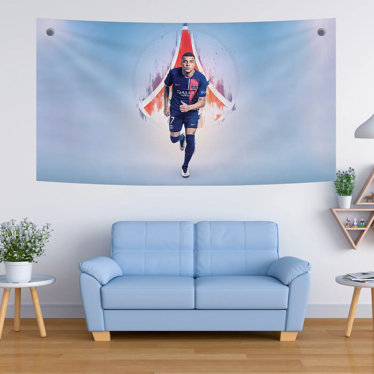 Mbappé Surge PSG Power Tapestry