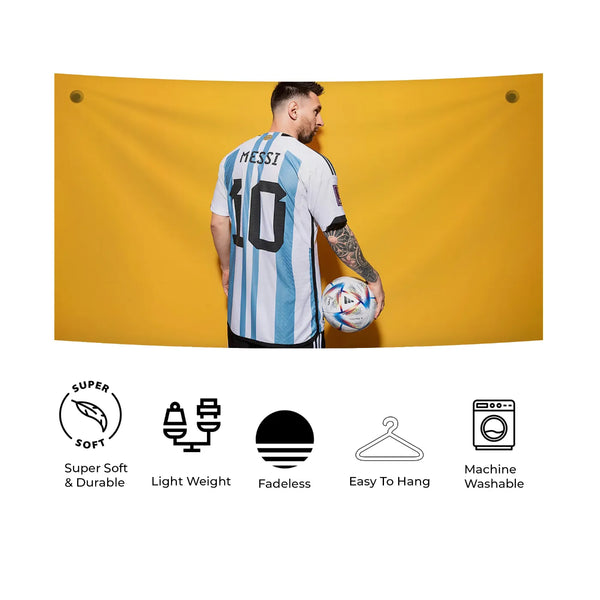 Messi Legacy – Argentina Glory Tapestry
