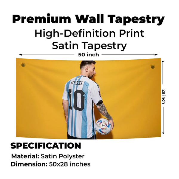 Messi Legacy – Argentina Glory Tapestry