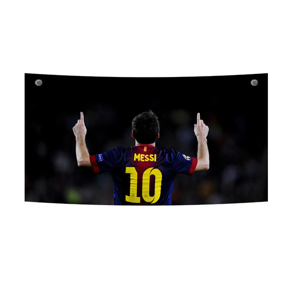 The Classic Messi Prayer Pose Tapestry