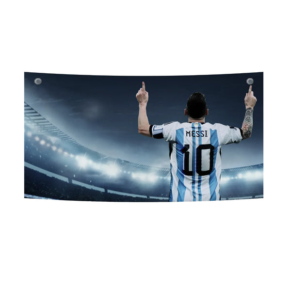 Stadium Victory Messi Tapestry
