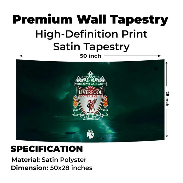 Liverpool Crest Glow Tapestry
