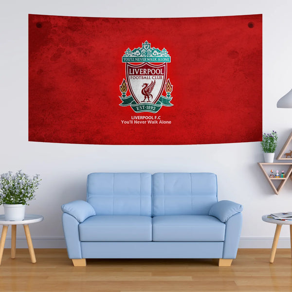 Classic Red Liverpool FC Tapestry