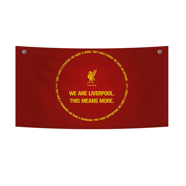 We Are Liverpool Quote Tapestry