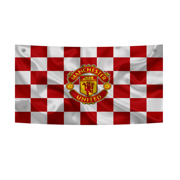 Manchester United Checkered Glory Tapestry