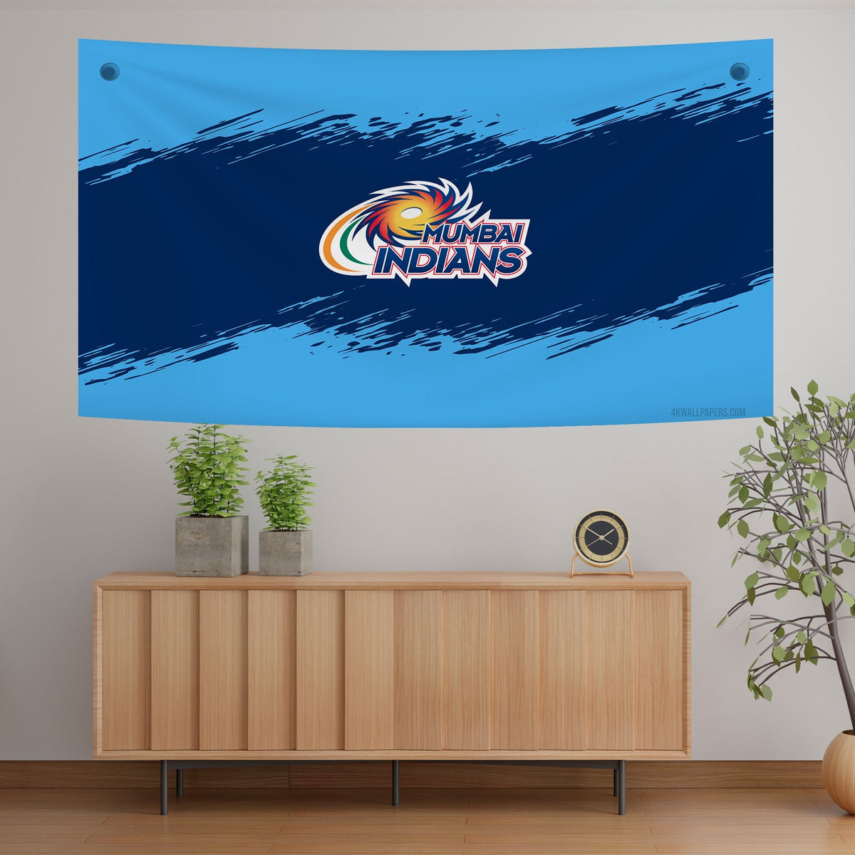 Mumbai Indians Blue Streak Tapestry