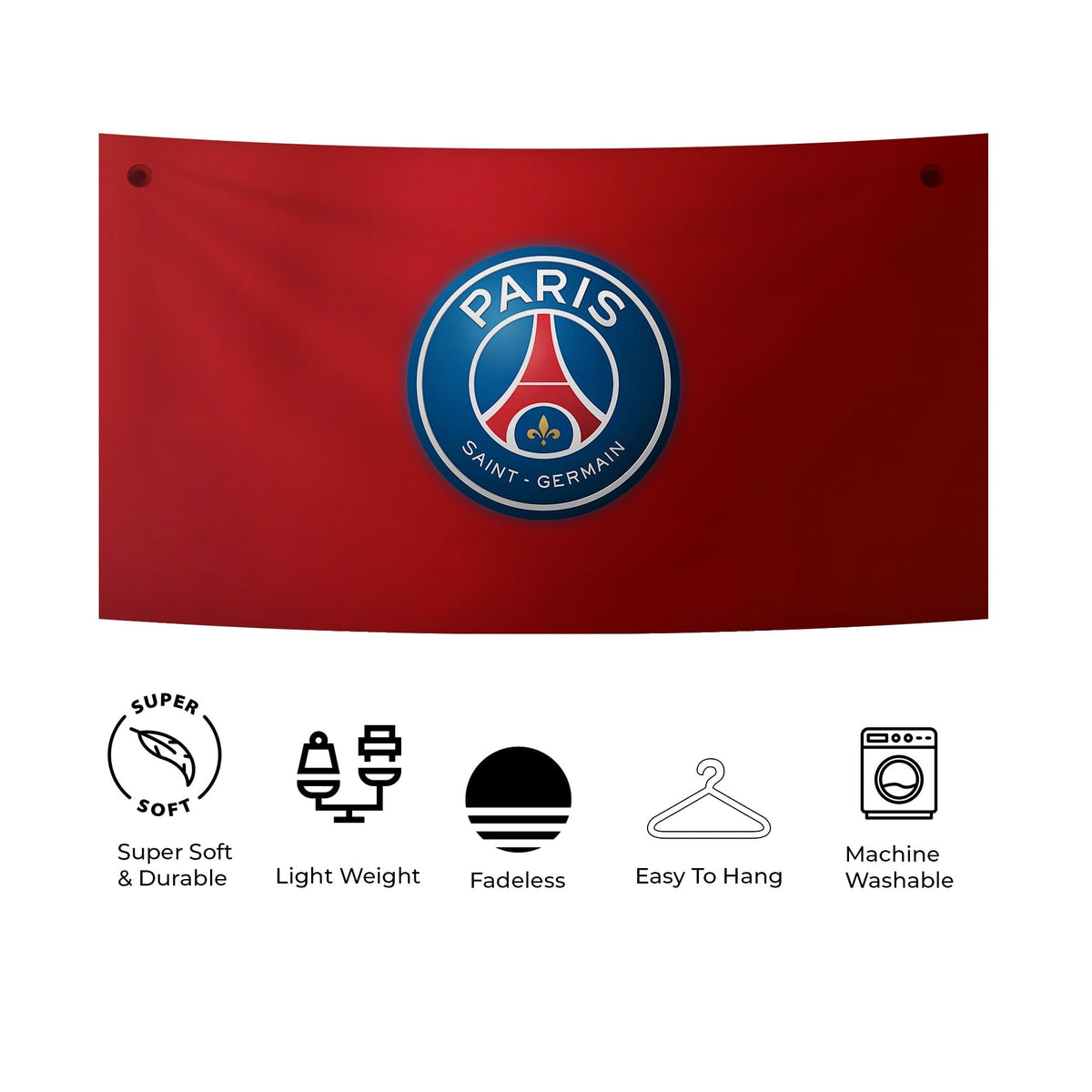 Red Elegance PSG Club Tapestry