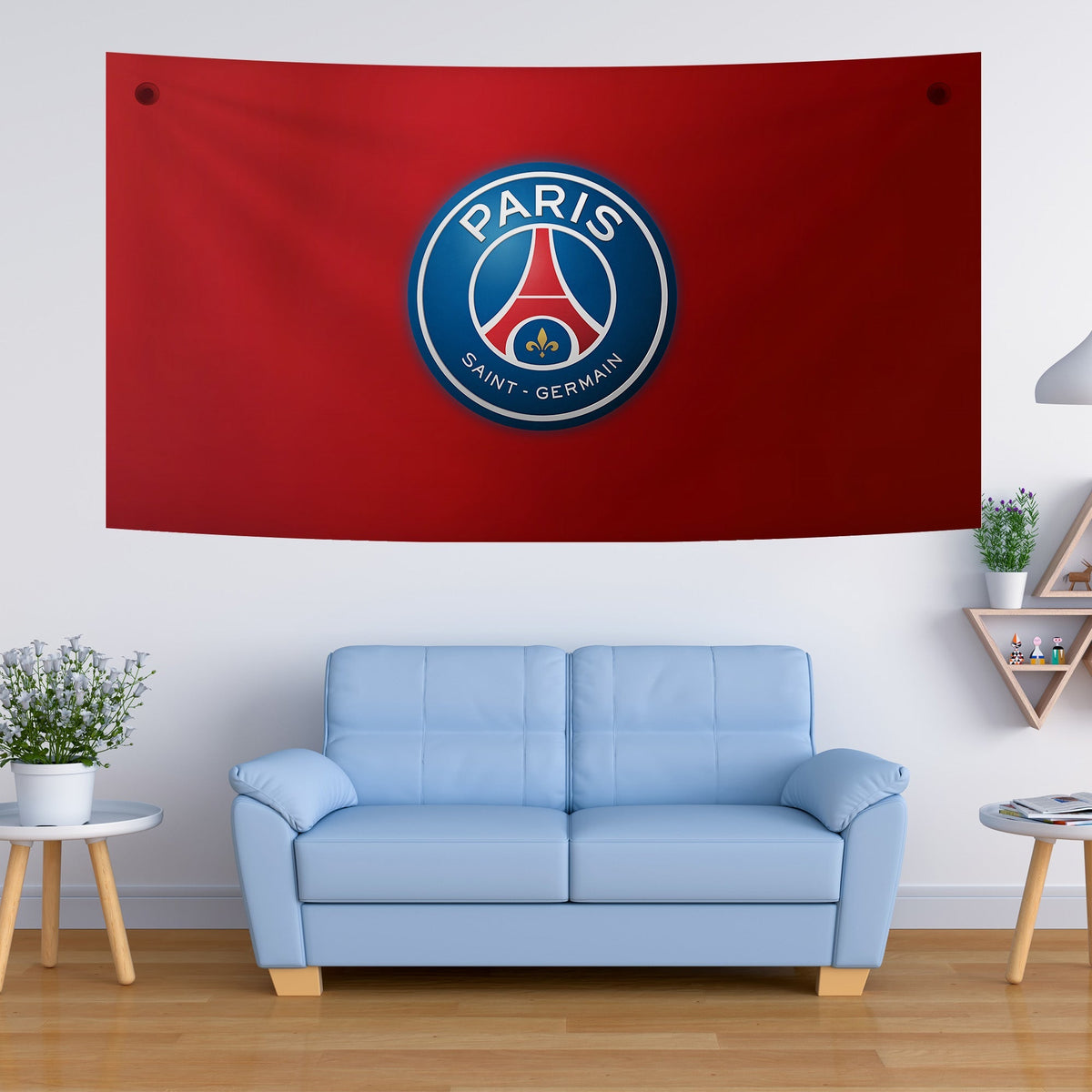 Red Elegance PSG Club Tapestry
