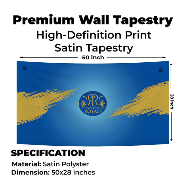 Rajasthan Royals Emblem Tapestry