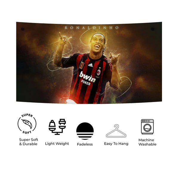 Ronaldinho AC Milan Magic Tapestry