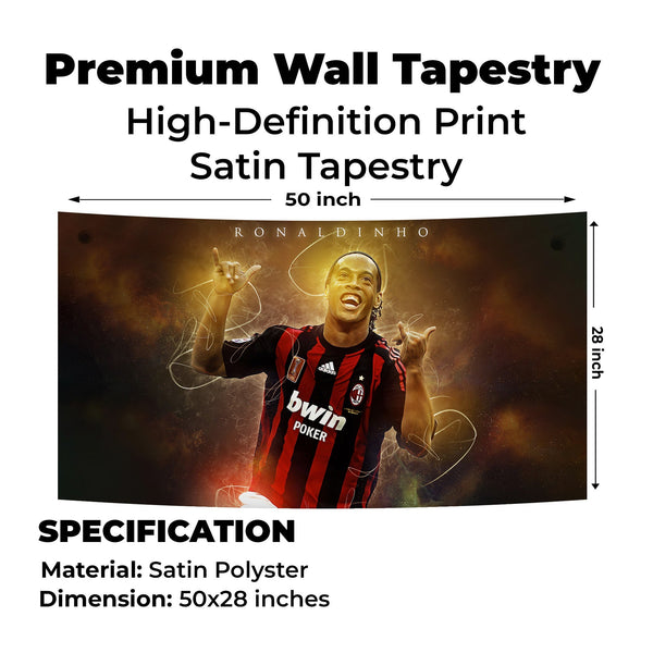 Ronaldinho AC Milan Magic Tapestry