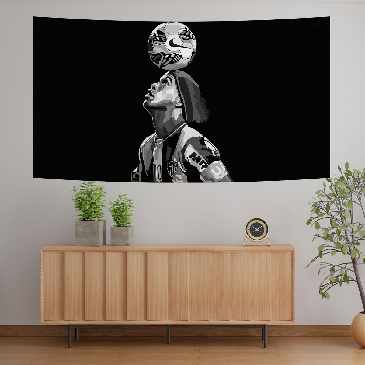 Ronaldinho Balance Art Tapestry