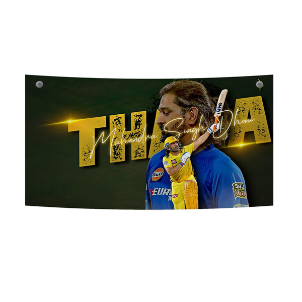 Thala Dhoni CSK Tribute Tapestry