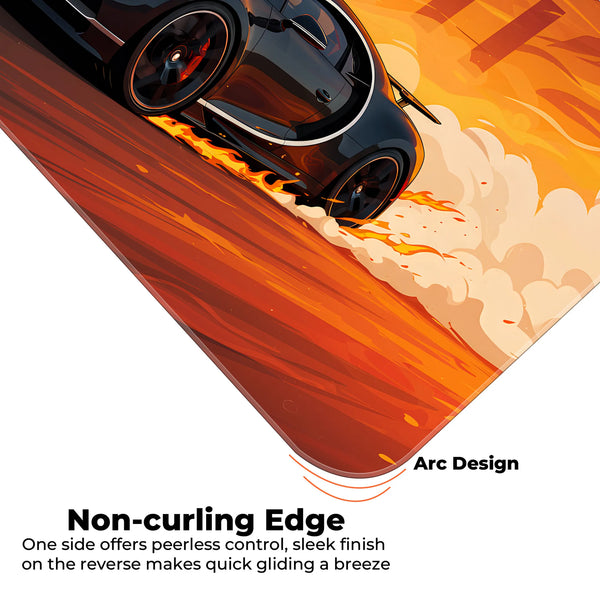 Bugatti Supercar Drift Black Edition Deskmat