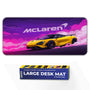 McLaren Yellow Drift Racing Supercar Deskmat