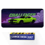 Dodge Challenger Green Drift Racing Deskmat