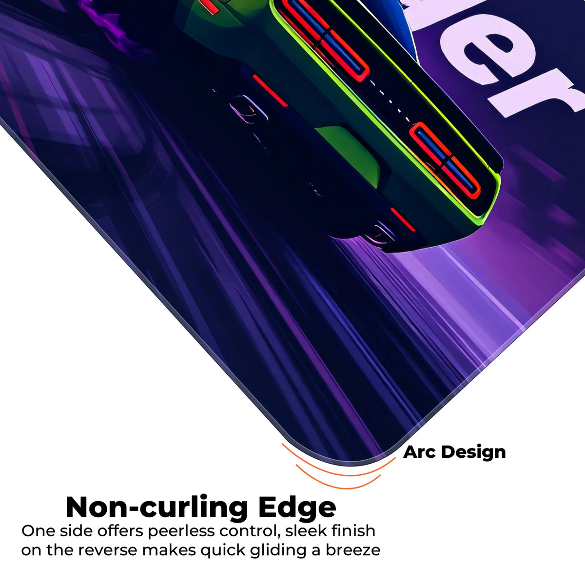 Dodge Challenger Green Drift Muscle Car Deskmat