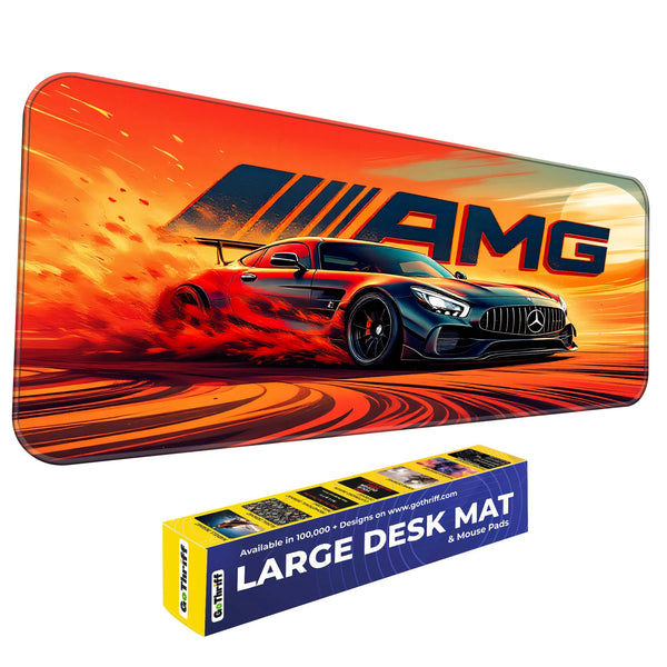 Mercedes AMG Black Drift Racing Supercar Deskmat